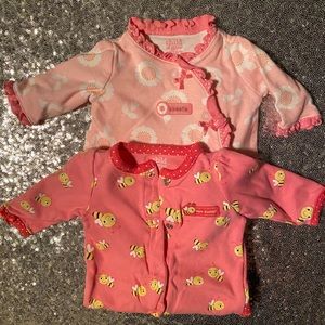 Two footie onesies for newborns